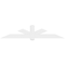 Ekena Millwork Kennewick Architectural Grade PVC Gable Bracket, 96"W x 20"H x 4"D x 6"F, 5/12 Pitch GBP096X20X0406KEN00 - alternate 2